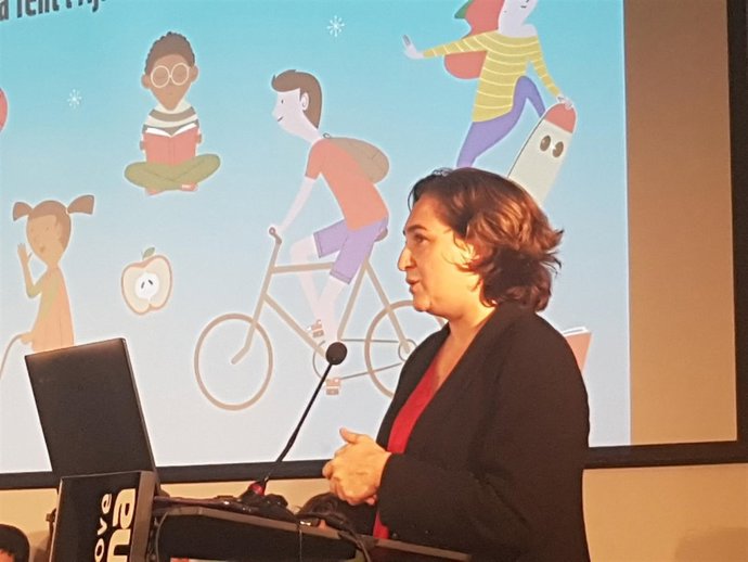 La alcaldesa de Barcelona, Ada Colau