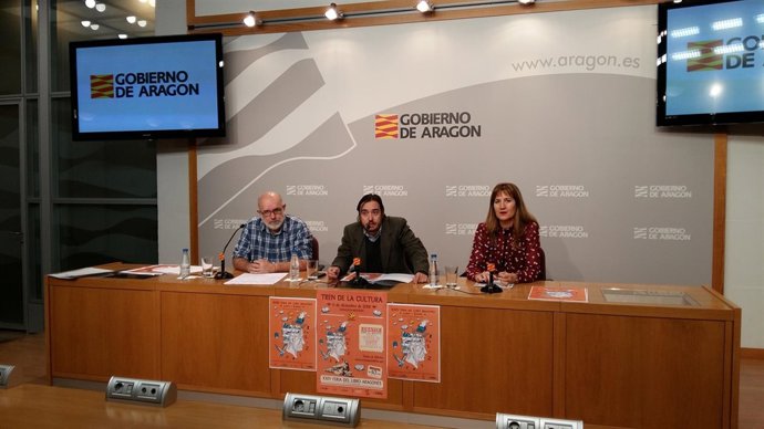 Presentación de la Feria del Libro Aragonés, que se desarrollará en Monzón