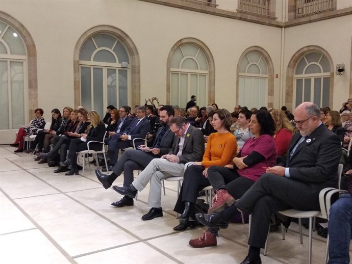 Roger Torrent, Josep Cosat, Anna Caula, Susana Segòvia i Eduard Pujol