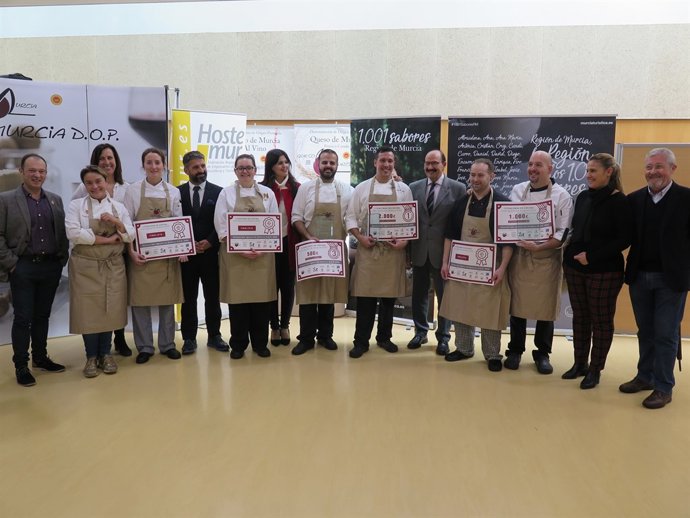 Entrega de premios del I Concurso 'Cocina con Queso Murcia DOP'