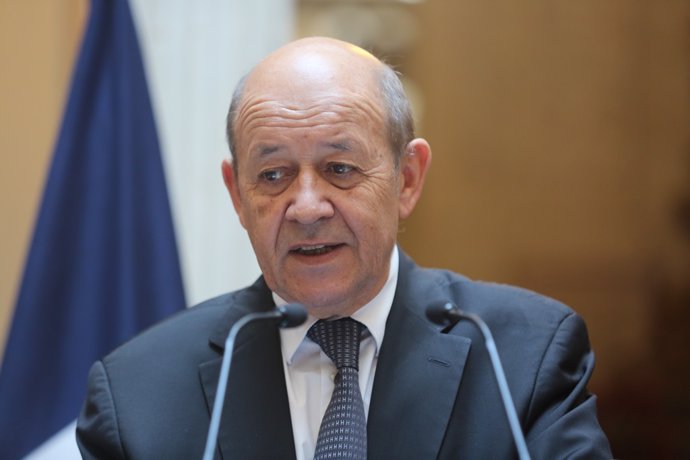 El ministro para Europa y de Asuntos Exteriores de Francia, Jean-Yves Le Drian