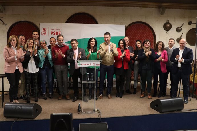 Francisco Reyes, Daniel Campos y los integrantes de la candidatura