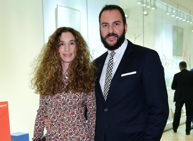 Borja Thyssen y Blanca Cuesta en el museo Thyssen de Madrid