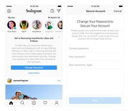 Instagram elimina actividades falsas