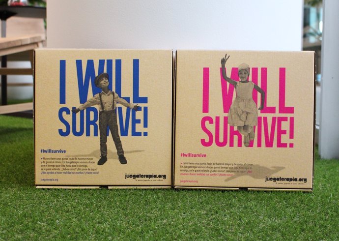 Telepizza pone sus cajas a disposición de Juegaterapia para la campaña 'I Will S