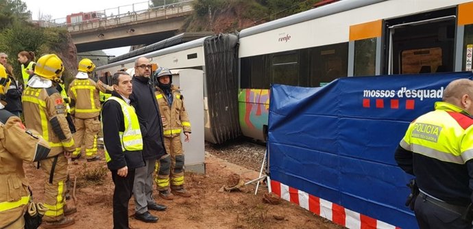 El conseller Miquel Buch en Vacarisses (Barcelona)