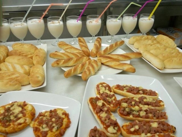 Alimentos  elaborados por la Escuela de Hostelería de La Laguna