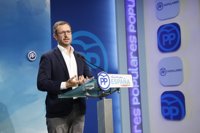 La dirección del PP "no comparte" el mensaje de Cosidó sobre CGPJ pero ve "encomiable" su labor en Senado