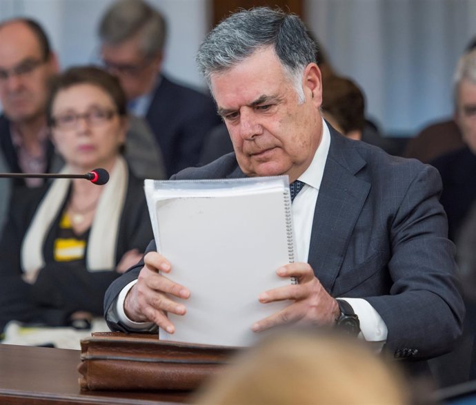 El ex consejero de Trabajo José Antonio Viera en el juicio por el caso ERE