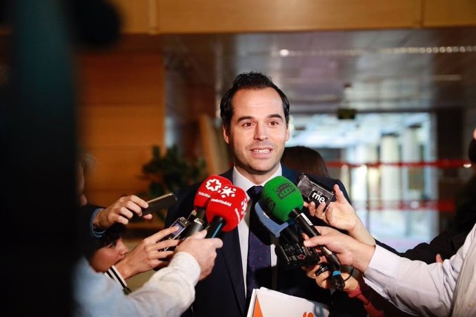 El portavoz de Cs en la Asamblea de Madrid, Ignacio Aguado