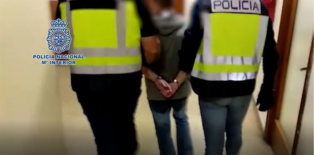 Imágenes de la detención en Zaragoza de César Román Virueta