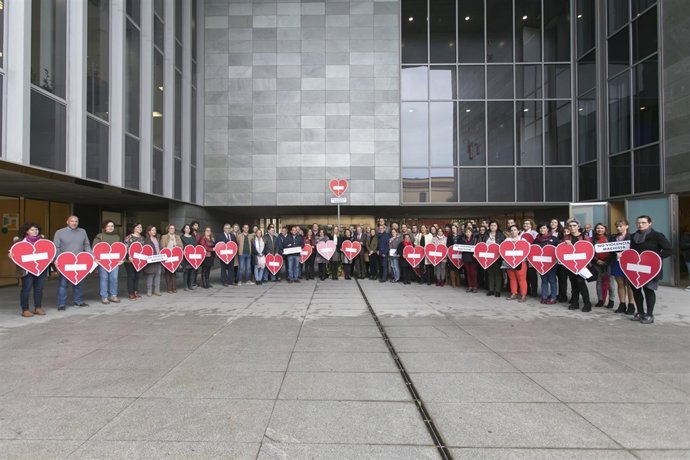 Entrega de las placas en la Diputación