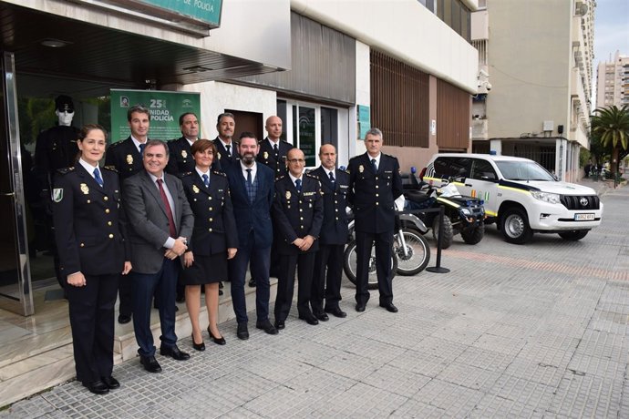 Policía autonómica  málaga grupo unidad adscrita