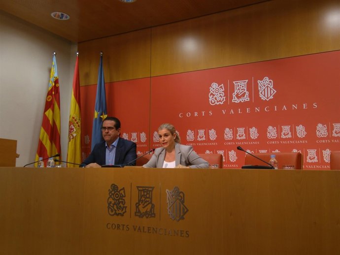 Eva Ortiz en rueda de prensa