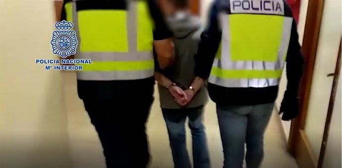 Imágenes de la detención en Zaragoza de César Román Virueta