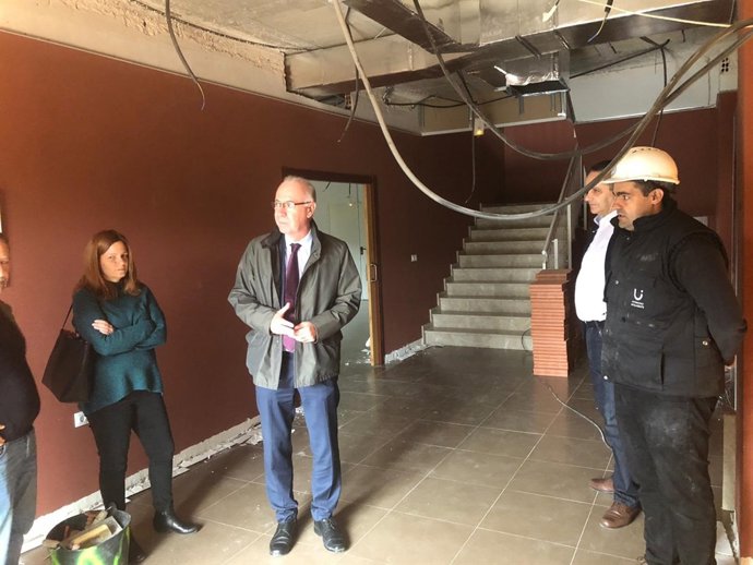 Obras en el Centro de Visitantes de la Contraparada