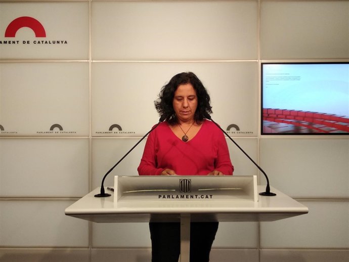 La portavoz de los comuns, Susana Segovia