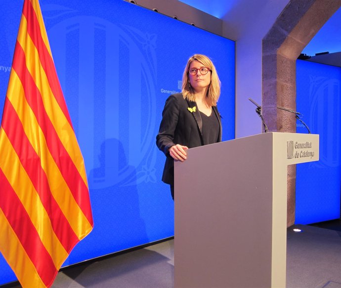Elsa Artadi, consellera y portavoz de la Generalitat