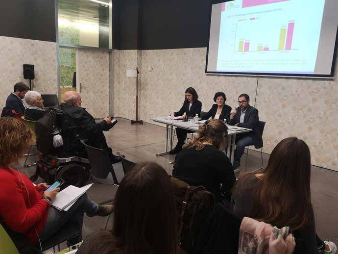 Roda de premsa de presentació del Baròmetre de la Taula del Tercer Sector