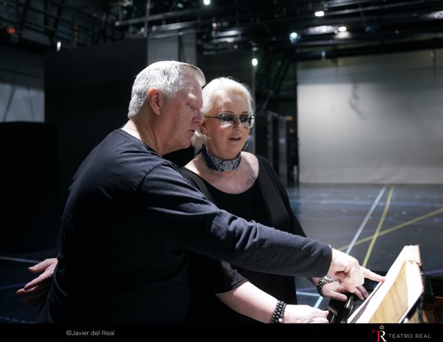 El tenor Gregory Kunde i la soprano Irene Theorin assagen 'Turandot'