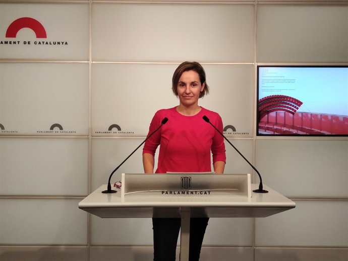 La portaveu d'ERC al Parlament, Anna Caula