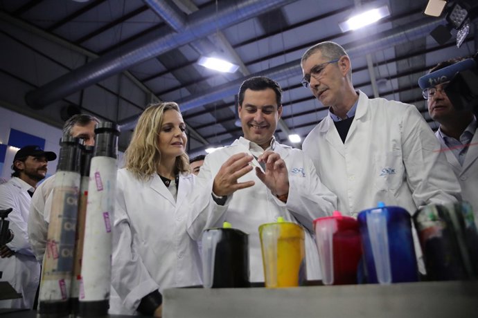 El presidente del PP-A y candidato a la Presidencia de la Junta, Juanma Moreno