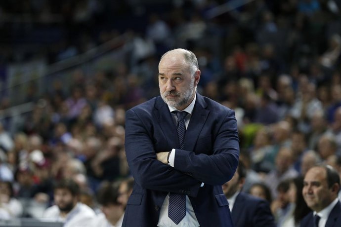 El entrenador del Real Madrid, Pablo Laso