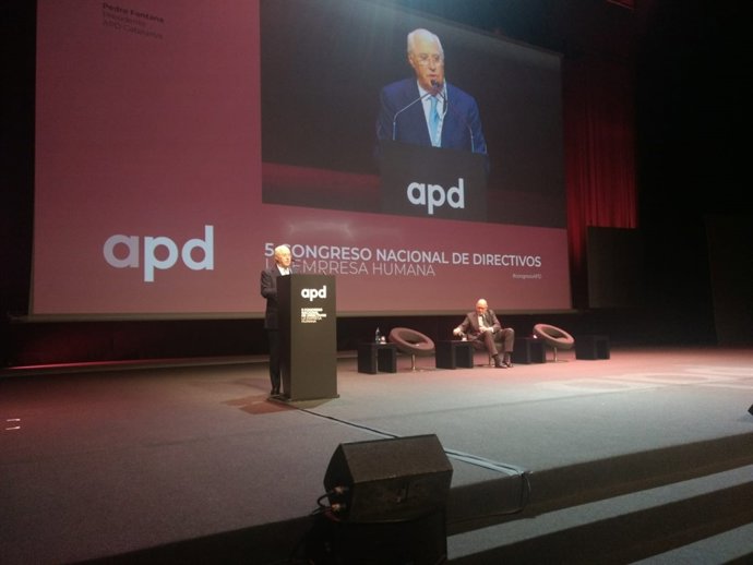 El president de l'APD, R. Miranda