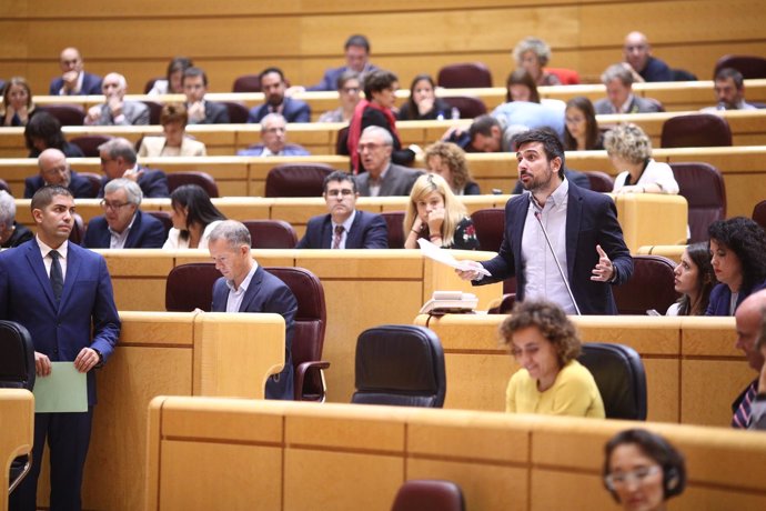 Ramón Espinar en el Pleno del Senado