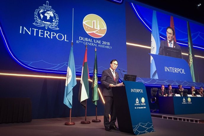 El nuevo presidente de Interpol, Kim Jong Yang