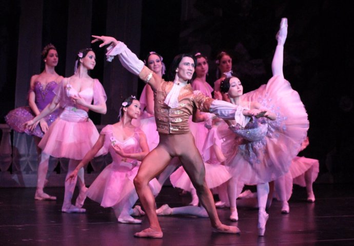 Escena del ballet de  'La bella durmiente' del Ballet Nacional Ruso
