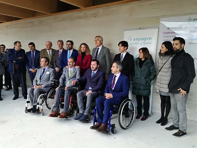 Alicia García, con Aspaym en Ávila.