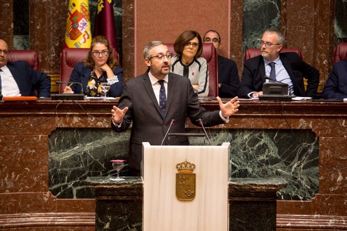 Víctor Martínez, en el Pleno