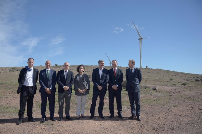 Inauguración de parques eólicos de Naturgy en Gran Canaria