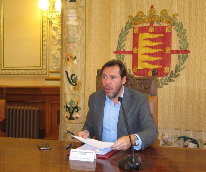 El alcalde de Valladolid, Óscar Puente. 21-11-18