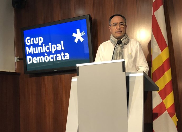 El portaveu del PDeCAT a l'Ajuntament de Barcelona, Jaume Ciurana