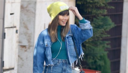 Aitana, una más en la familia de Miguel Bernardeau, come con Ana Duato