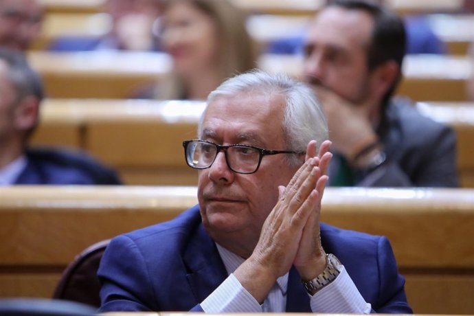 Javier Arenas, en el Pleno del Senado