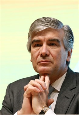 Francisco Reynés en la presentación de resultados de Gas Natural