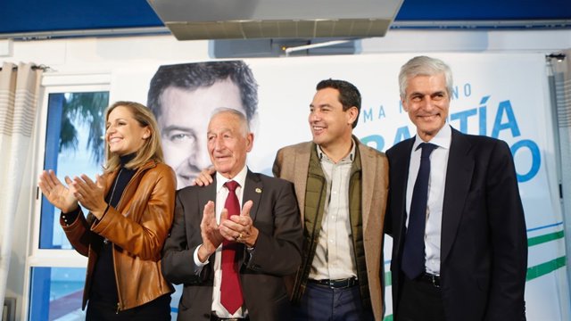 El presidente del PP-A y candidato a la Presidencia del PP-A, Juanma Moreno