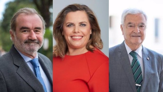 Óscar Cisneros, Silvia Muñoz y Francisco Baena, candidatos a decano