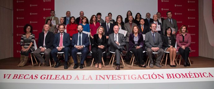 Entrega de las Becas Gilead a la investigación biomédica