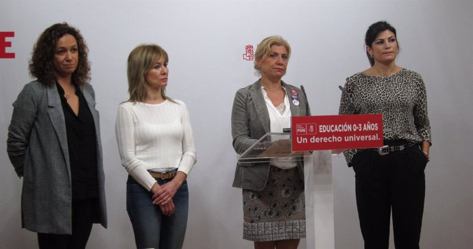 Alarcón, Inma Sánchez,  M José Pérez y Casalduero PSOE