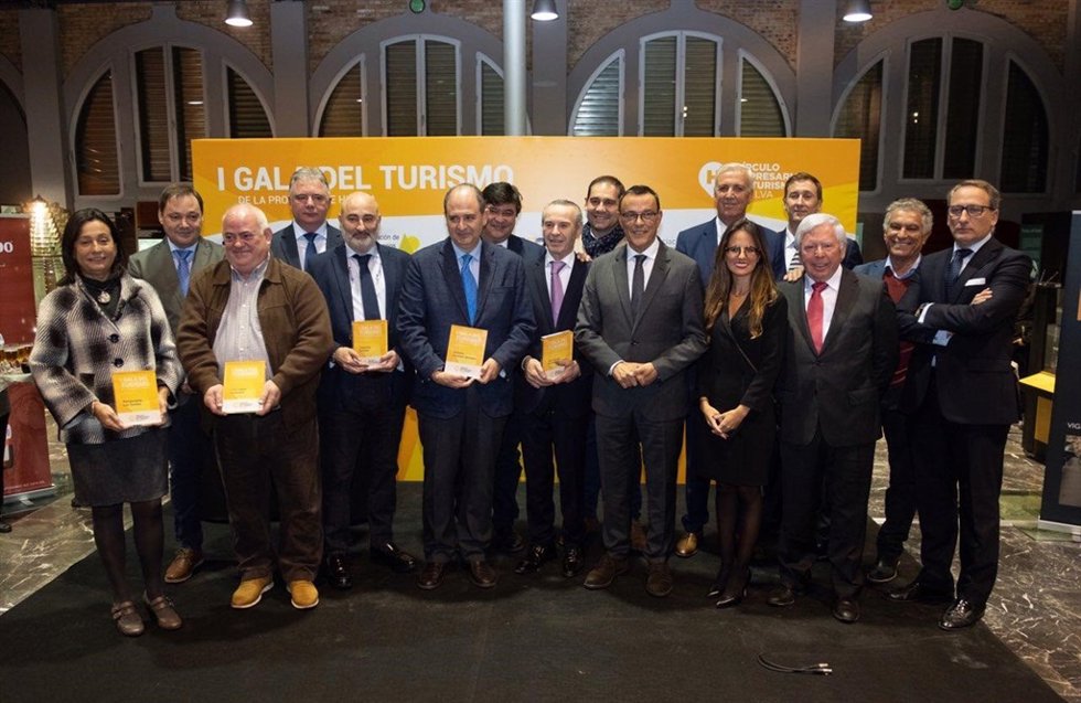 Premiados en la I Gala del Turismo.