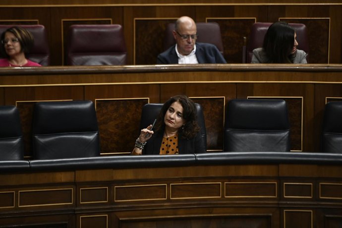 Sesión plenaria en el Congreso de los Diputados