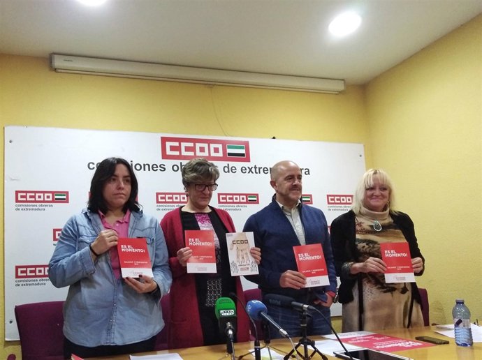 CCOO Extremadura presenta su programa para las Elecciones Sindicales