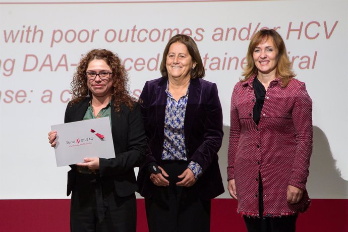 Representantes de la FE ganadoras de una beca Giled a la investigación bimédica