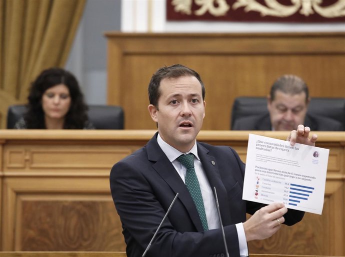 El diputado del PP en las Cortes de C-LM Carlos Velázquez