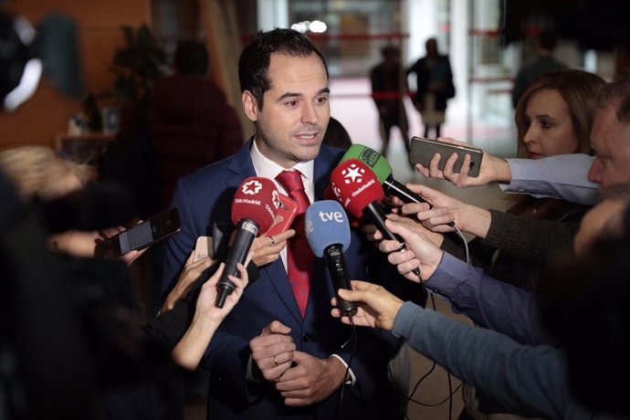 El portavoz de Cs en la Asamblea de Madrid, Ignacio Aguado