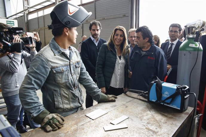 La presidenta de la Junta, Susana Díaz, en Fundación Laboral de la Construcción
